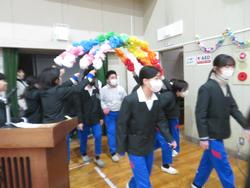 6年生を送る会の様子