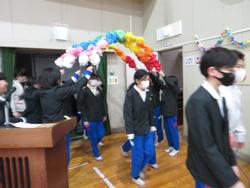 6年生を送る会の様子