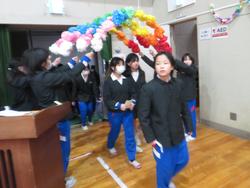 6年生を送る会の様子