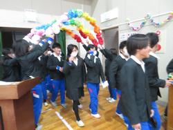 6年生を送る会の様子
