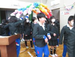 6年生を送る会の様子