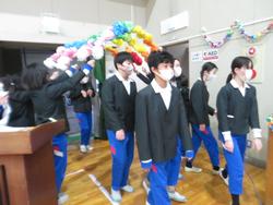 6年生を送る会の様子