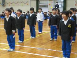 6年生を送る会の様子