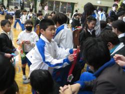 6年生を送る会の様子