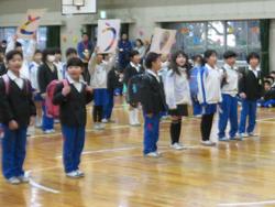 6年生を送る会の様子