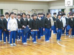 6年生を送る会の様子