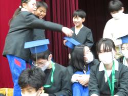 6年生を送る会の様子