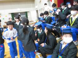 6年生を送る会の様子