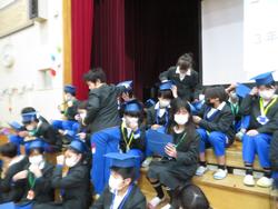 6年生を送る会の様子