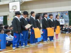 6年生を送る会の様子