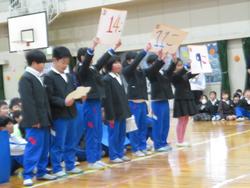 6年生を送る会の様子