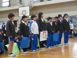 6年生を送る会の様子