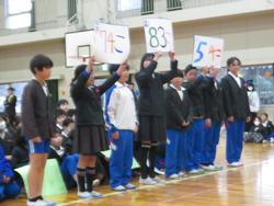 6年生を送る会の様子