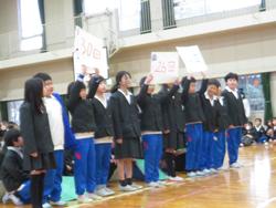 6年生を送る会の様子