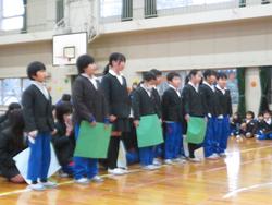 6年生を送る会の様子