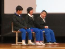 6年生を送る会の様子
