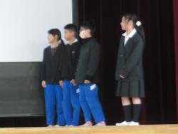 6年生を送る会の様子
