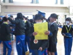 6年生を送る会の様子