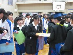 6年生を送る会の様子