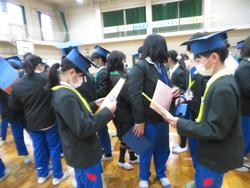 6年生を送る会の様子