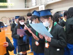 6年生を送る会の様子