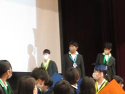 6年生を送る会の様子