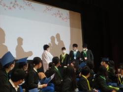 6年生を送る会の様子