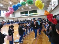 6年生を送る会の様子