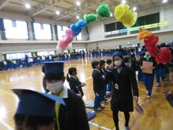 6年生を送る会の様子