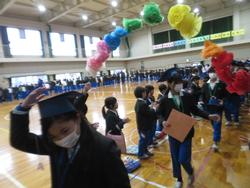 6年生を送る会の様子