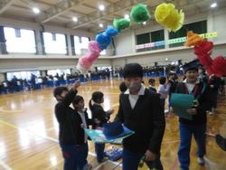 6年生を送る会の様子