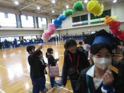 6年生を送る会の様子