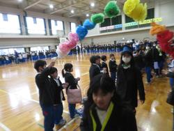 6年生を送る会の様子