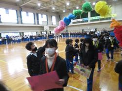 6年生を送る会の様子