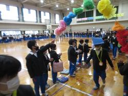 6年生を送る会の様子