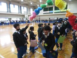 6年生を送る会の様子
