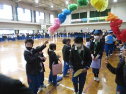 6年生を送る会の様子