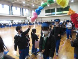 6年生を送る会の様子