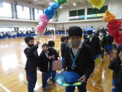 6年生を送る会の様子