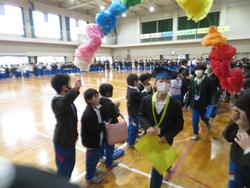 6年生を送る会の様子