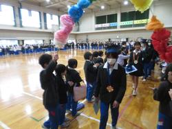 6年生を送る会の様子