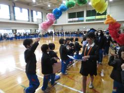 6年生を送る会の様子