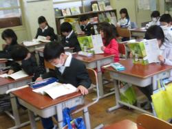 1年生国語の授業
