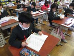 1年生国語の授業