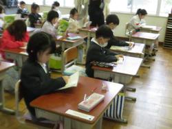 1年生国語の授業