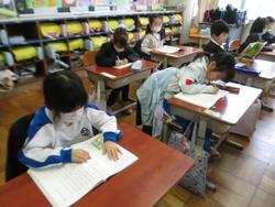 1年生国語の授業
