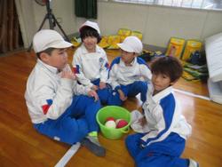2年生体育の授業