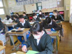 6年生家庭科の授業