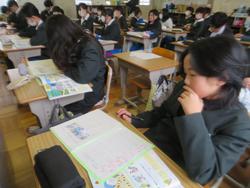 6年生家庭科の授業