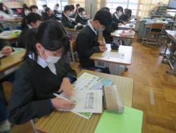 6年生家庭科の授業